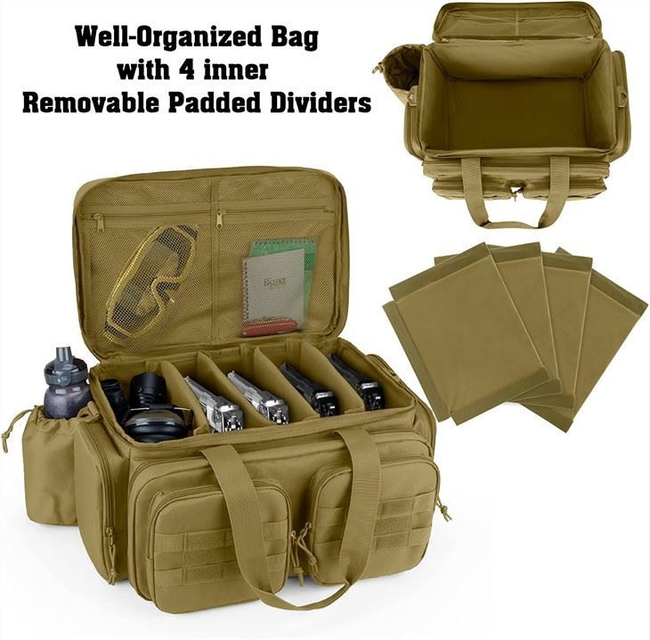 Tactical Pistol Range Bag